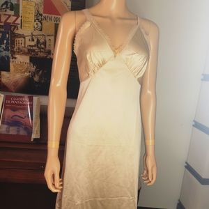 Vintage Champagne Nightgown